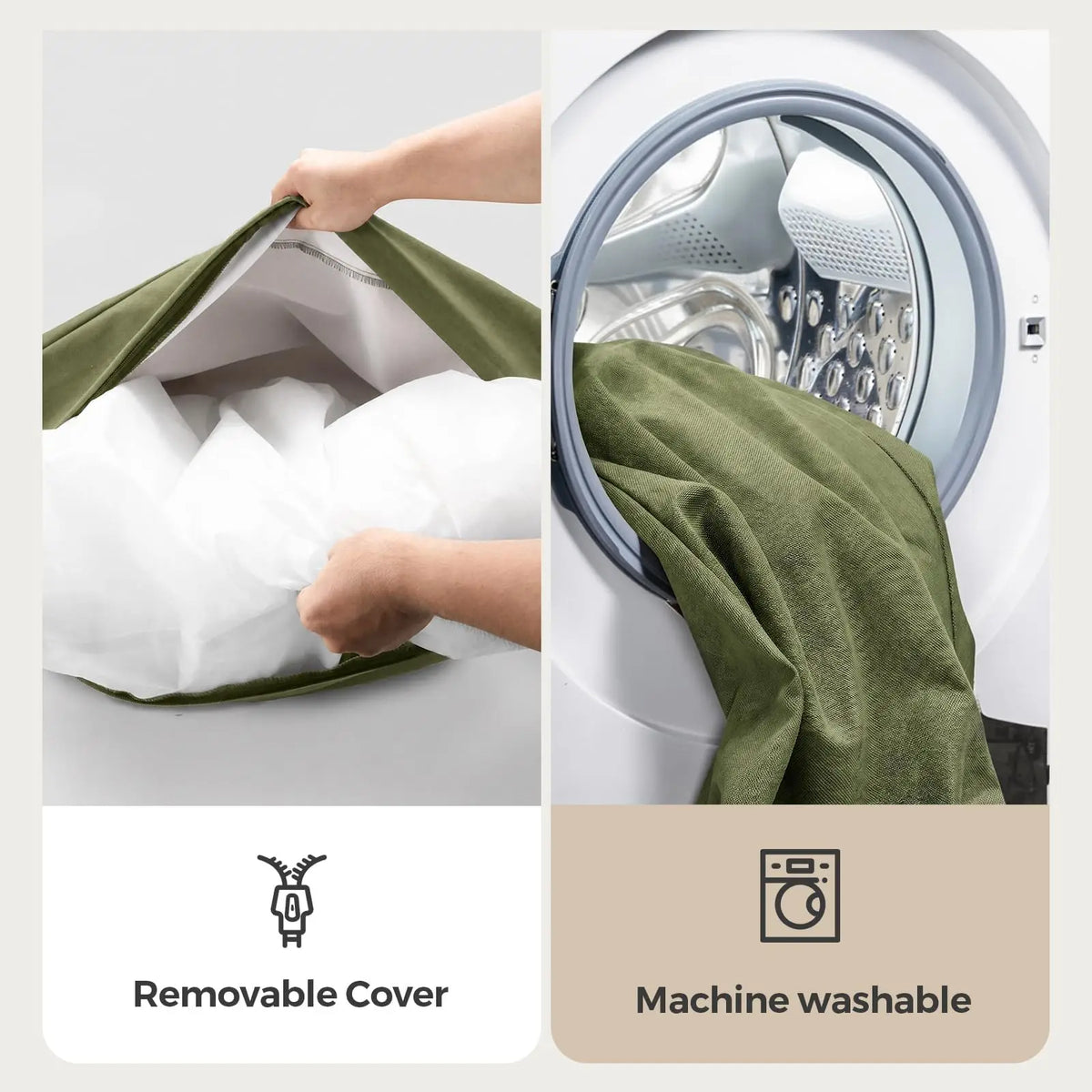 Indestructible Canvas Waterproof Dog Bed With Washable Cover