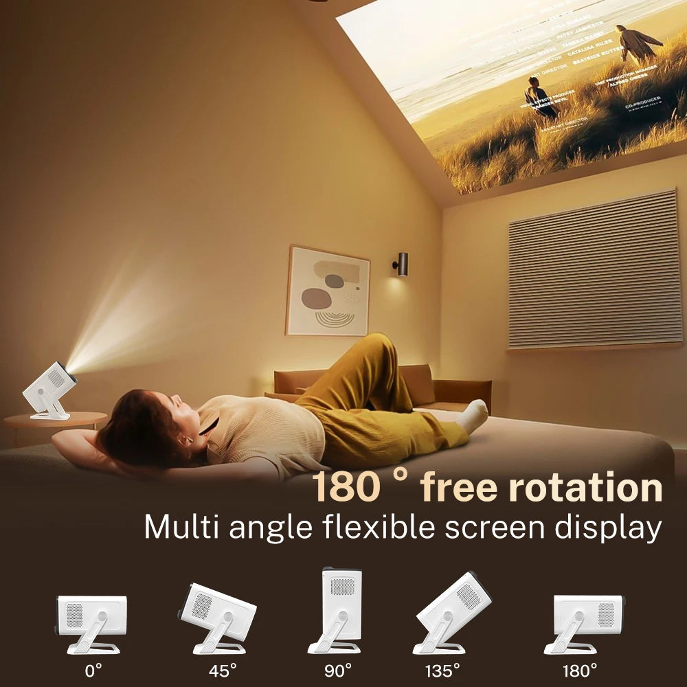 LynCast X1AQ Android 11 Portable Projector Wifi 6 Bluetooth 5.2