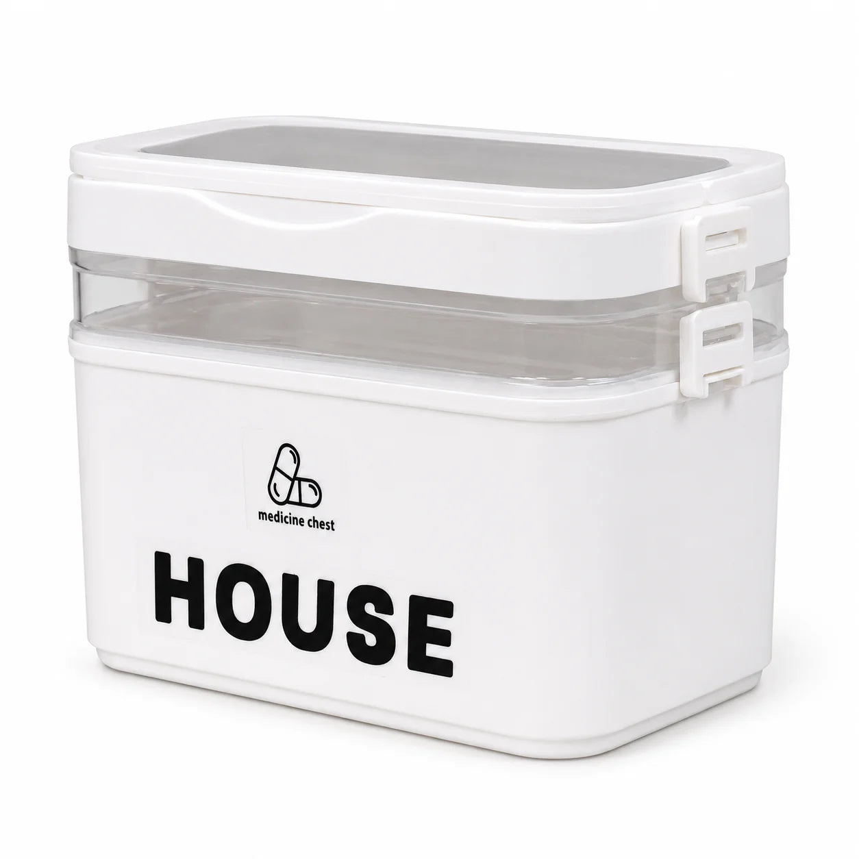 Multi Tier Stackable Storage Box For First Aid And Essentials