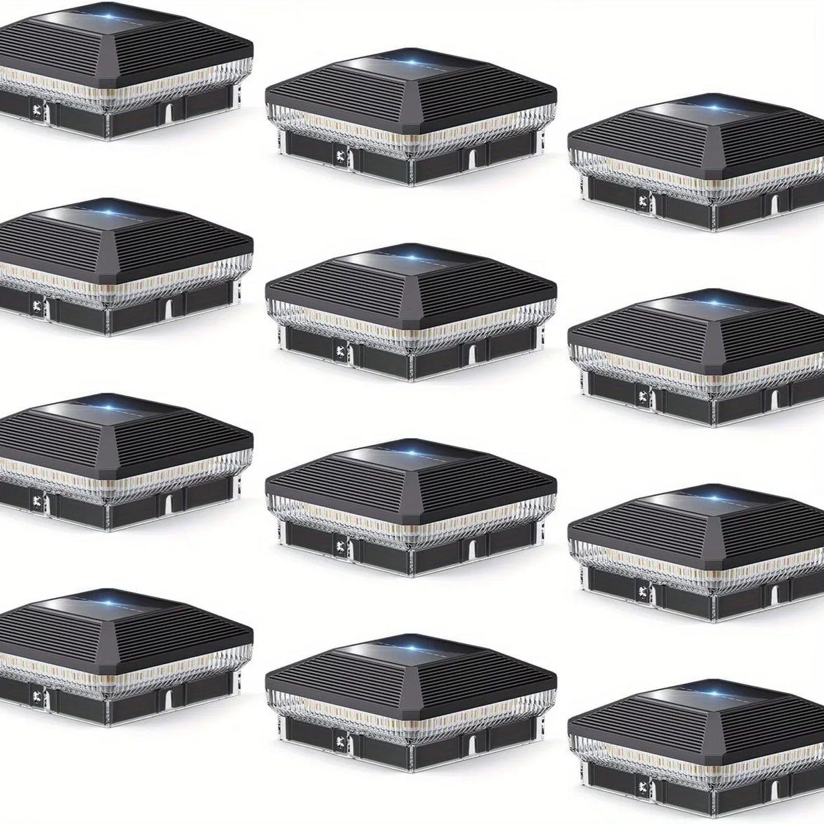 KPSTEK Solar Post Cap Lights Outdoor Waterproof LED Fence Light