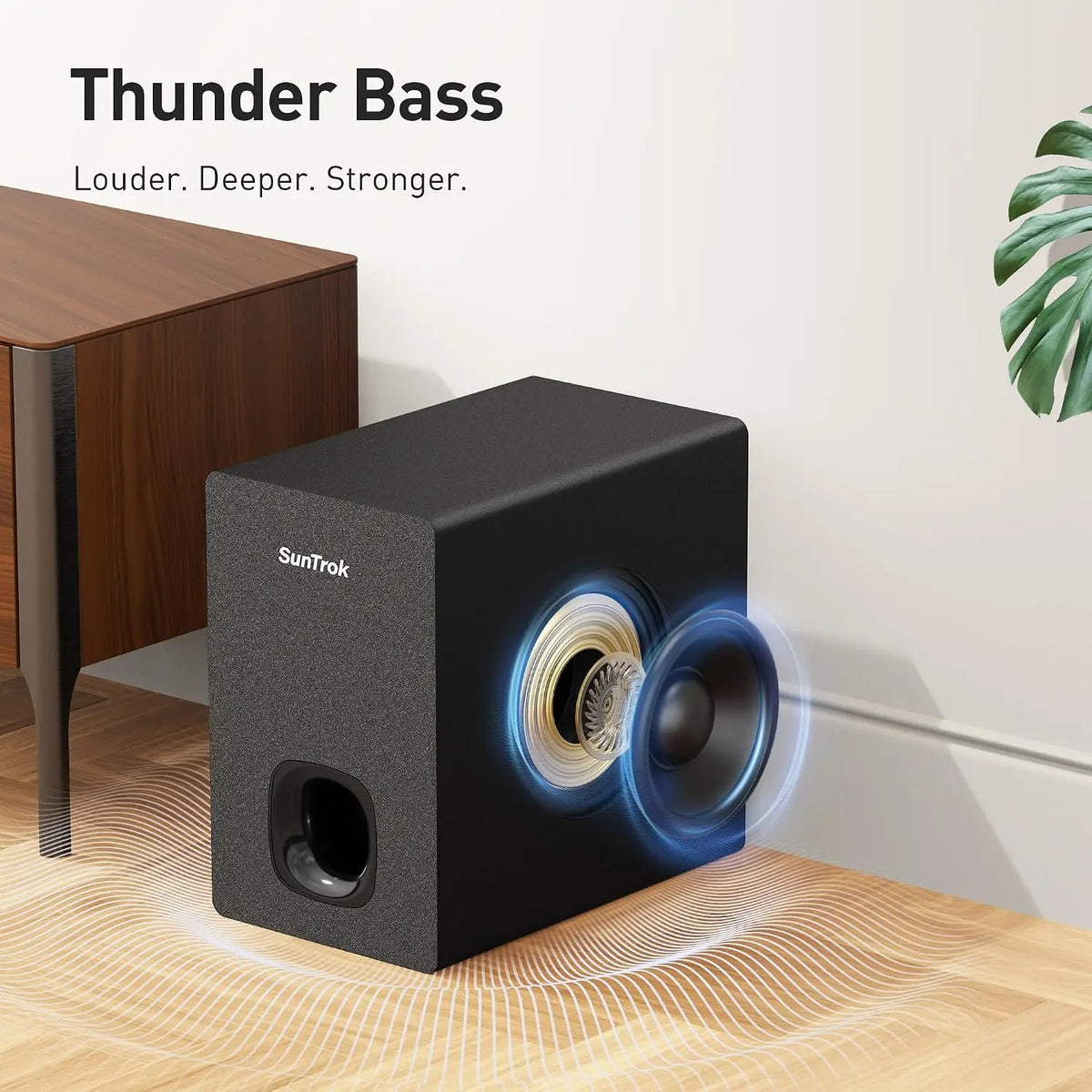 Bluetooth Surround Soundbar With Dual Wireless Karaoke Mics