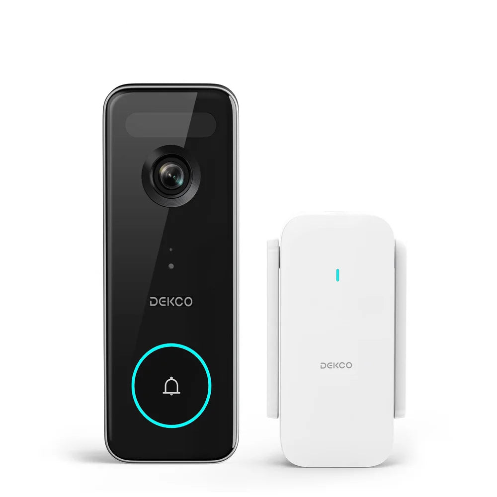 Dekco 5MP WiFi Video Doorbell Featuring Motion Detection And Audio