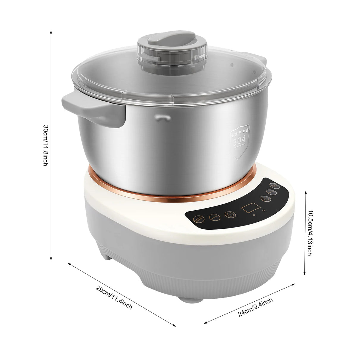 Electric Dough Mixer With Ferment Function For Homemade Bread Pizza