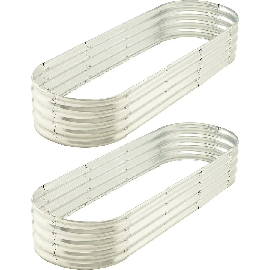 Metal Elevated Garden Bed Planter For Herbs And Vegetables