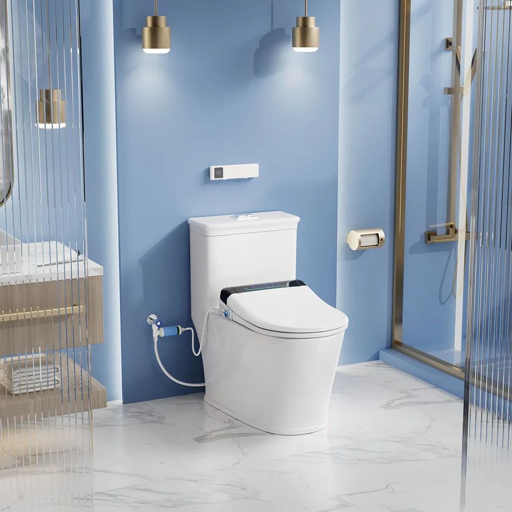 SANYIPACE Smart Bidet Toilet Seat With Heated Wash And Dryer