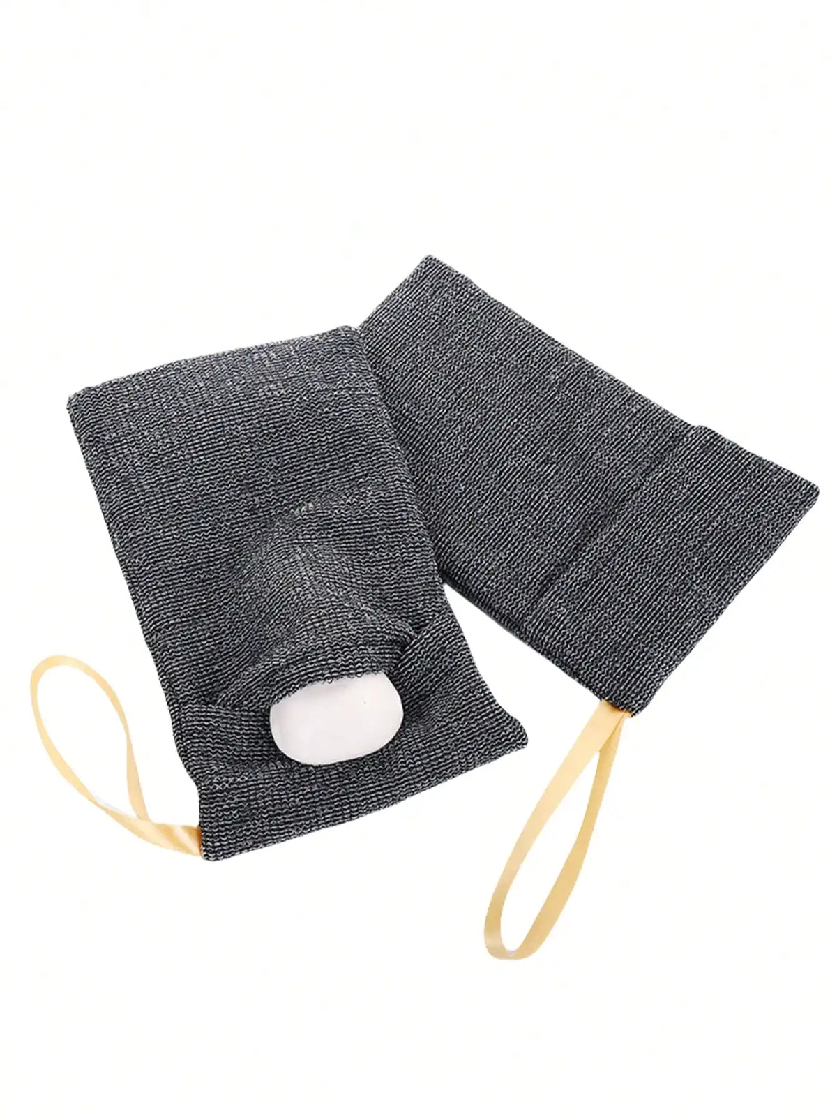 Exfoliating Mesh Soap Bags With Loofah And Hanging Cord