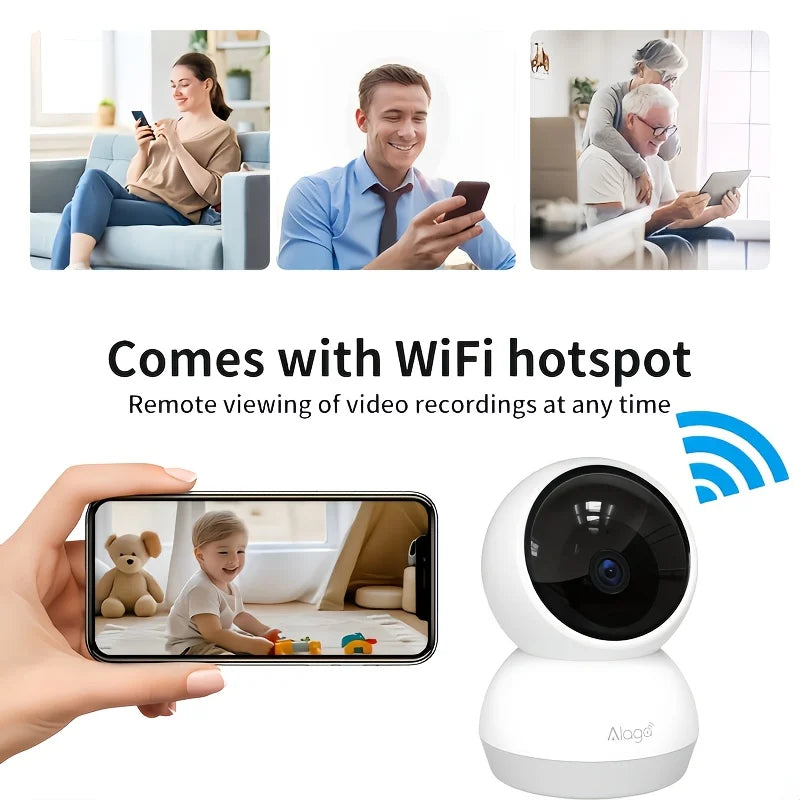 ALAGA 3K Pet Camera With AI Tracking And Night Vision