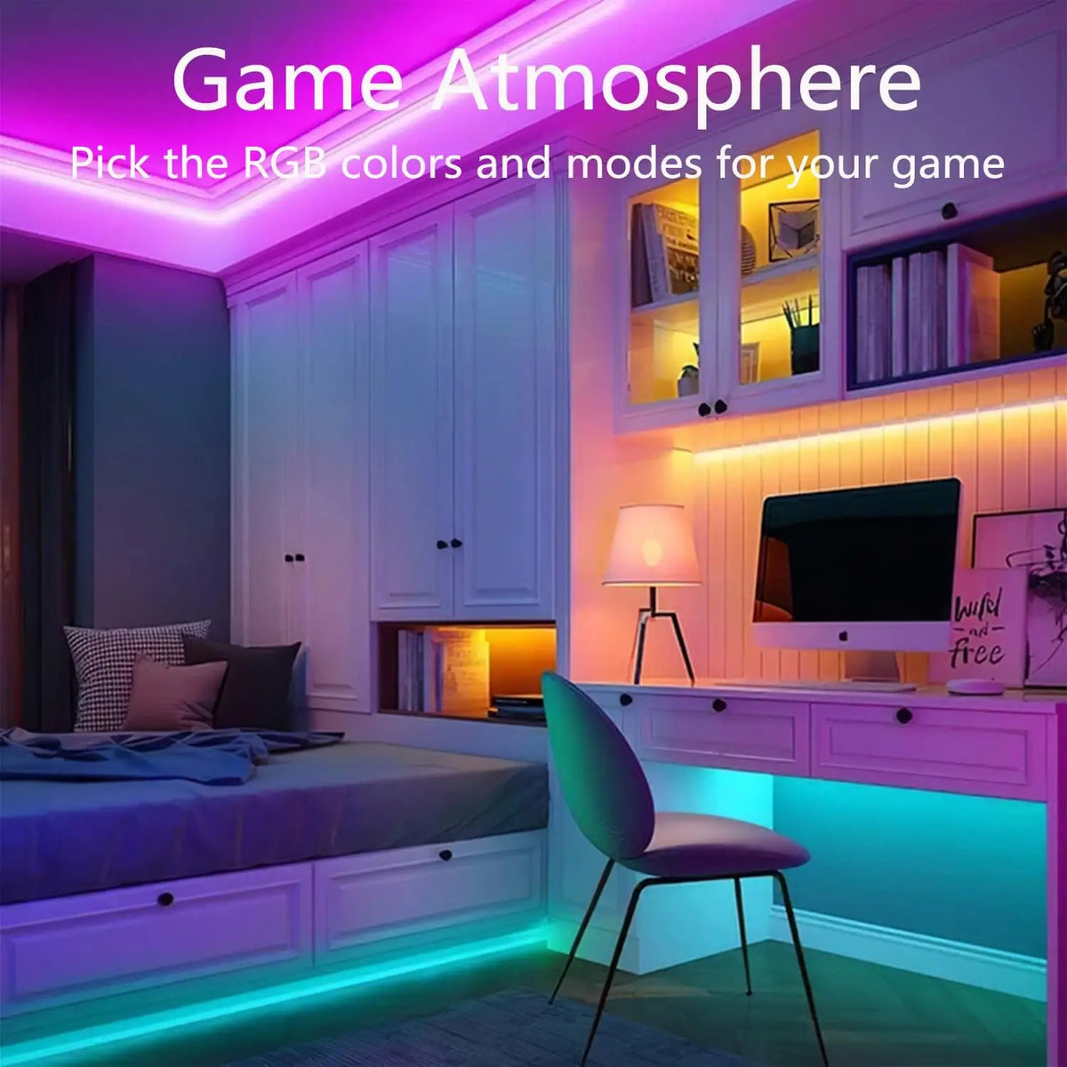 Flexible Neon LED Rope Light With App Remote Music Control