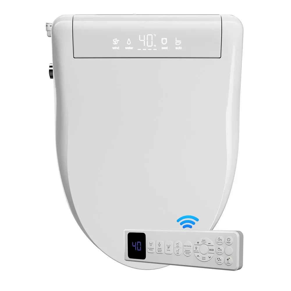 SANYIPACE Smart Bidet Toilet Seat With Heated Wash And Dryer