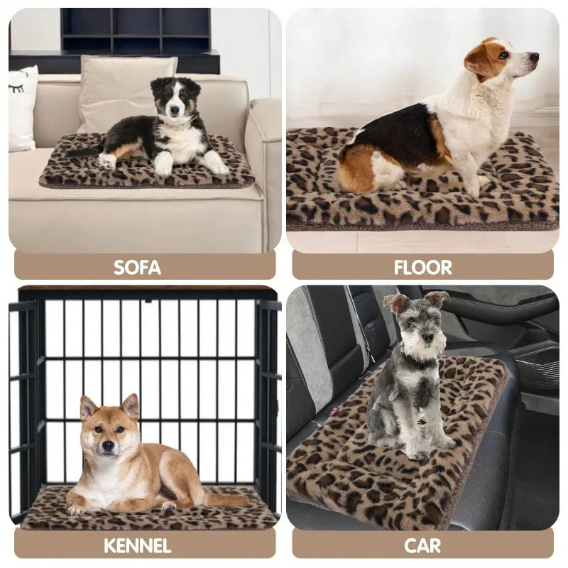 Reversible Plush Pet Mat For Dogs And Cats Machine Washable