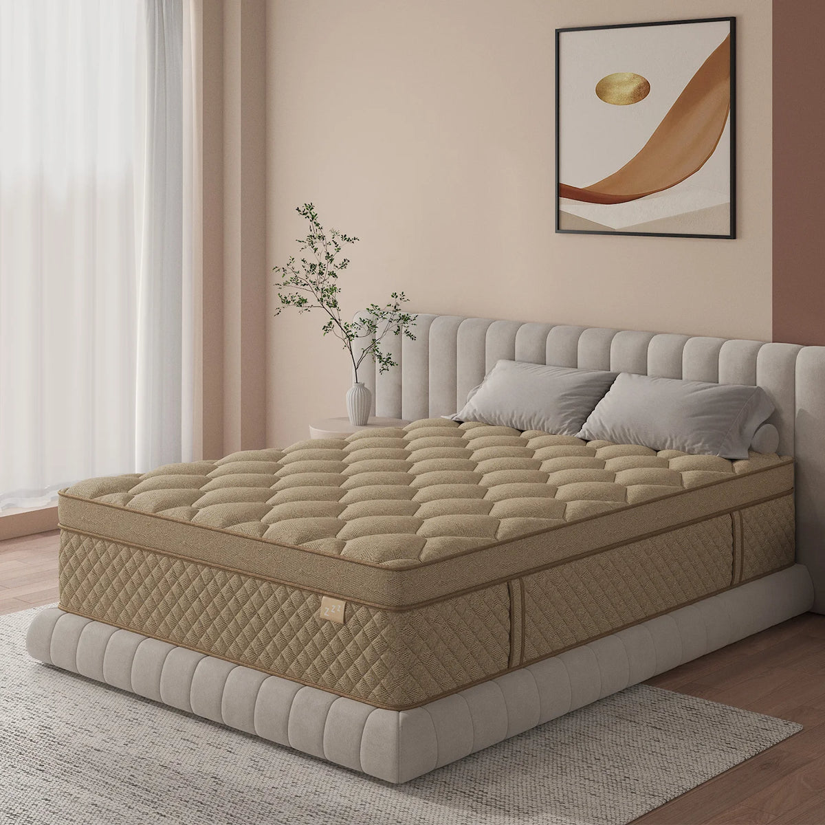 Sweetlove Gel Memory Foam Hybrid Pocket Spring Mattress In A Box