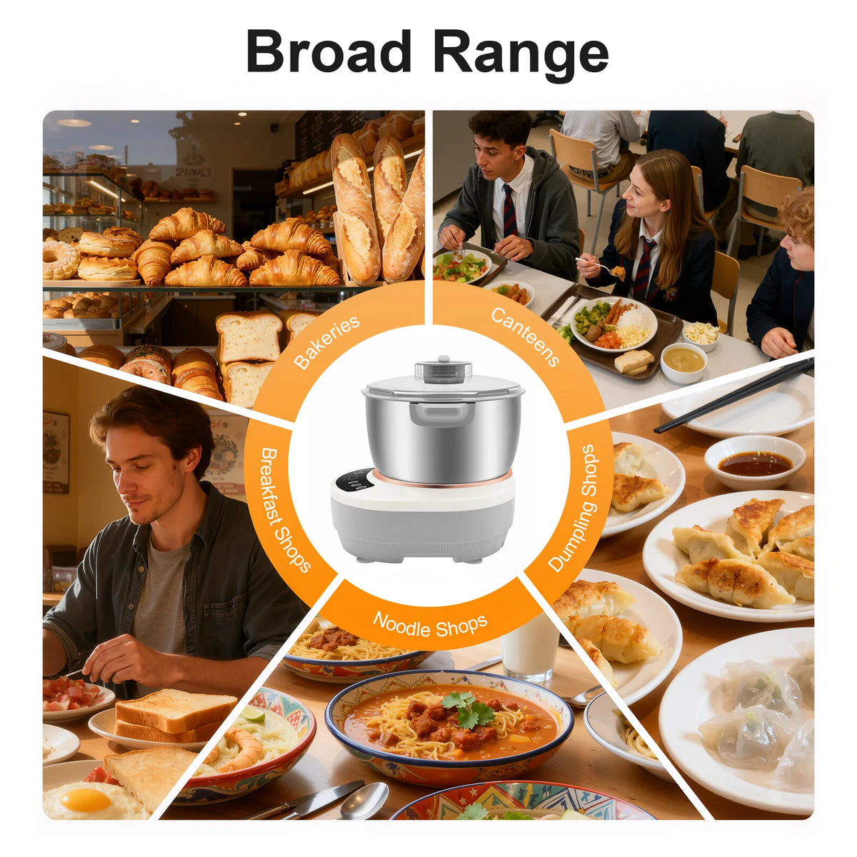 Electric Dough Mixer With Ferment Function For Homemade Bread Pizza