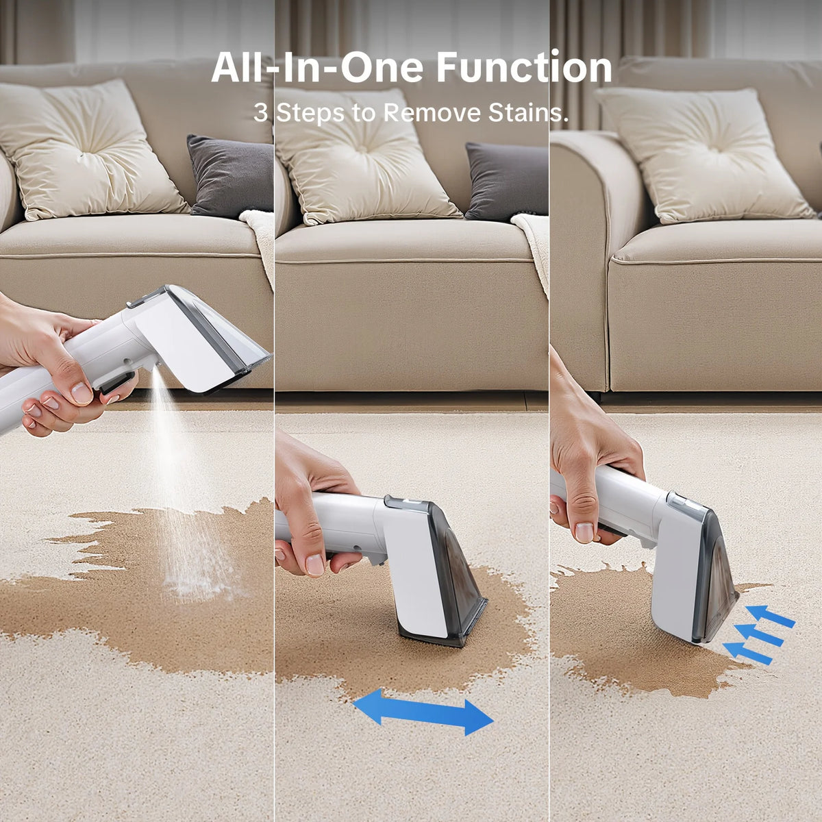 Lubluelu V8 Instant Heated Portable Carpet Cleaner Machine