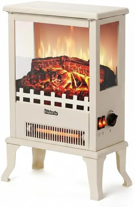 Twister Ck Freestanding Electric Fireplace With Tempered Glass