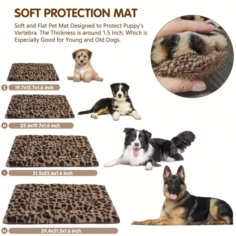 Reversible Plush Pet Mat For Dogs And Cats Machine Washable
