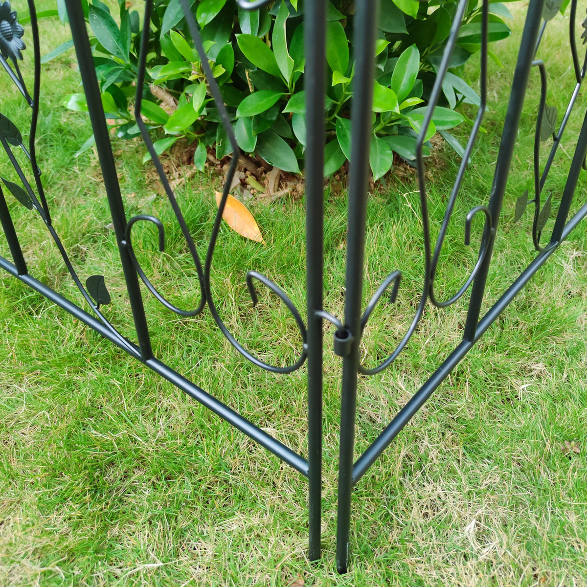 Decorative Powder Coated Metal Garden Fence Panels For Outdoors