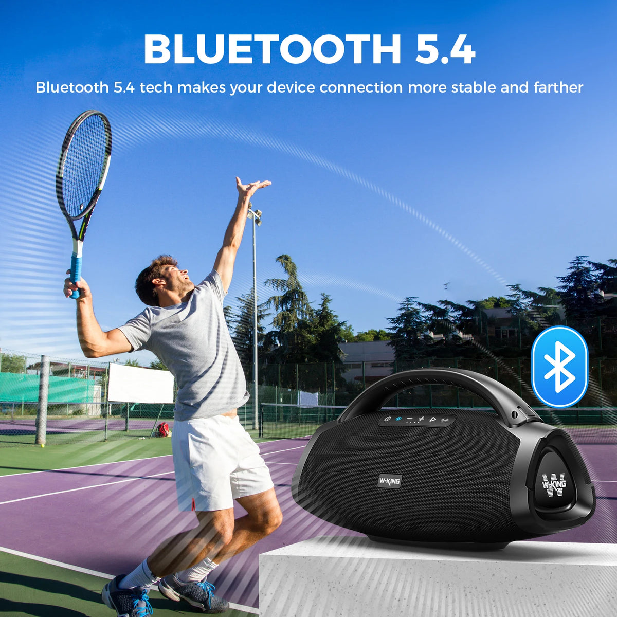 W-KING X20 200 Watt Portable Bluetooth Speaker With Powerful Bass