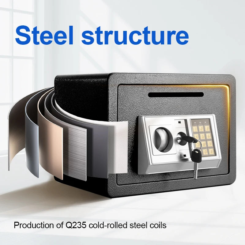 Digital Lock Home Safe For Cash Jewelry And Document Storage