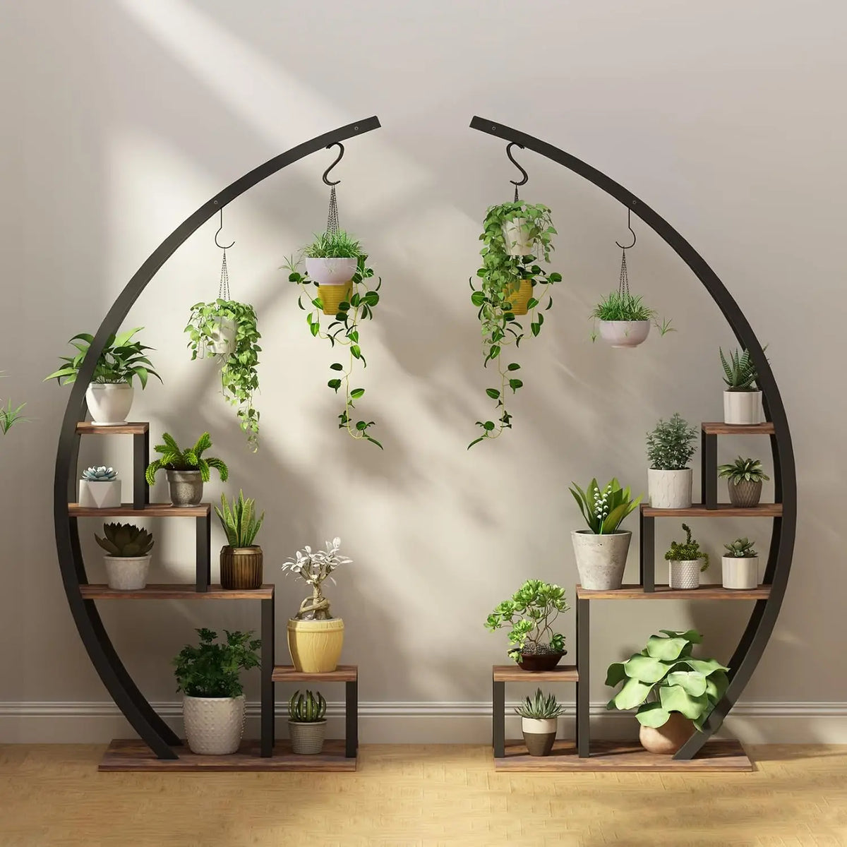 Twister CK 5 Tier Metal Plant Stand Indoor Shelf Rack