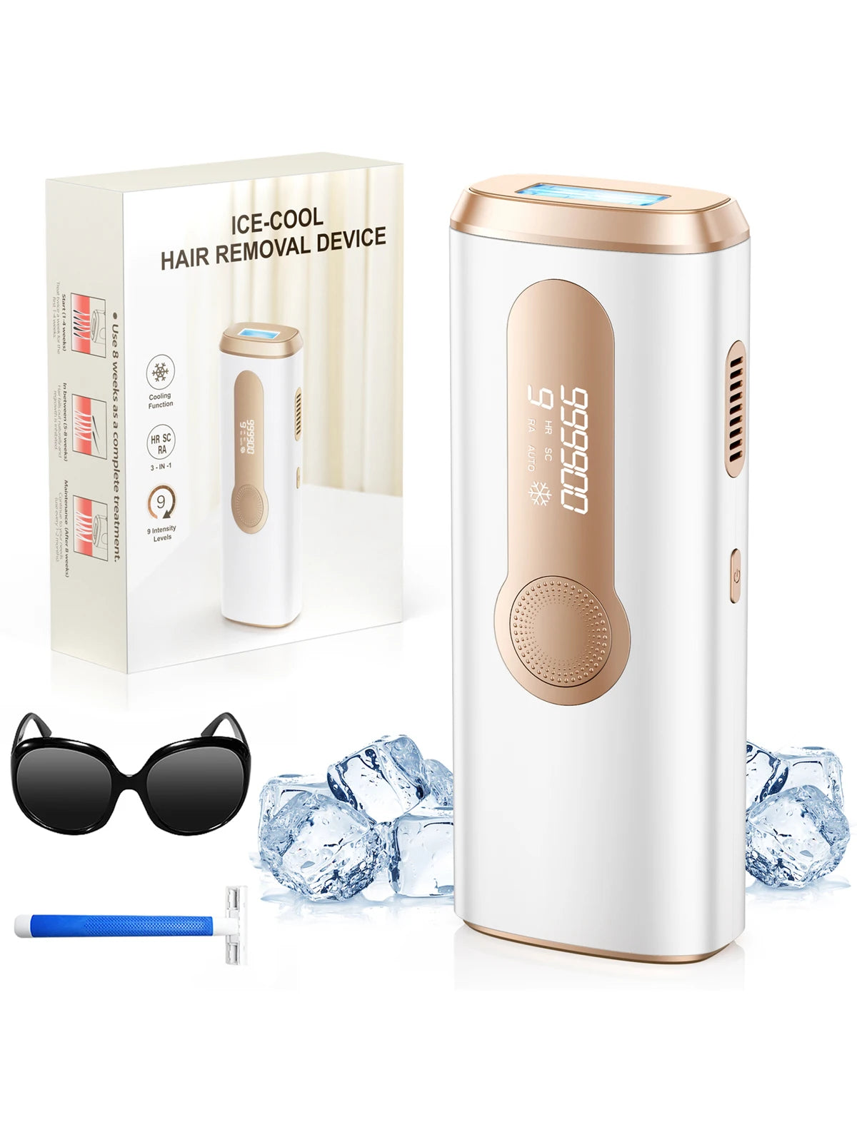 Totmizby IPL Laser Hair Remover Painless Full Body Epilator