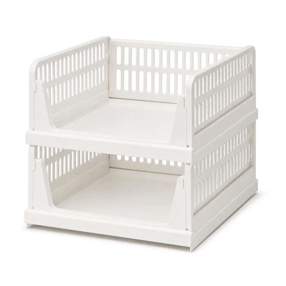 Zoe Stackable Modular Storage Baskets for Closet and Home Organization