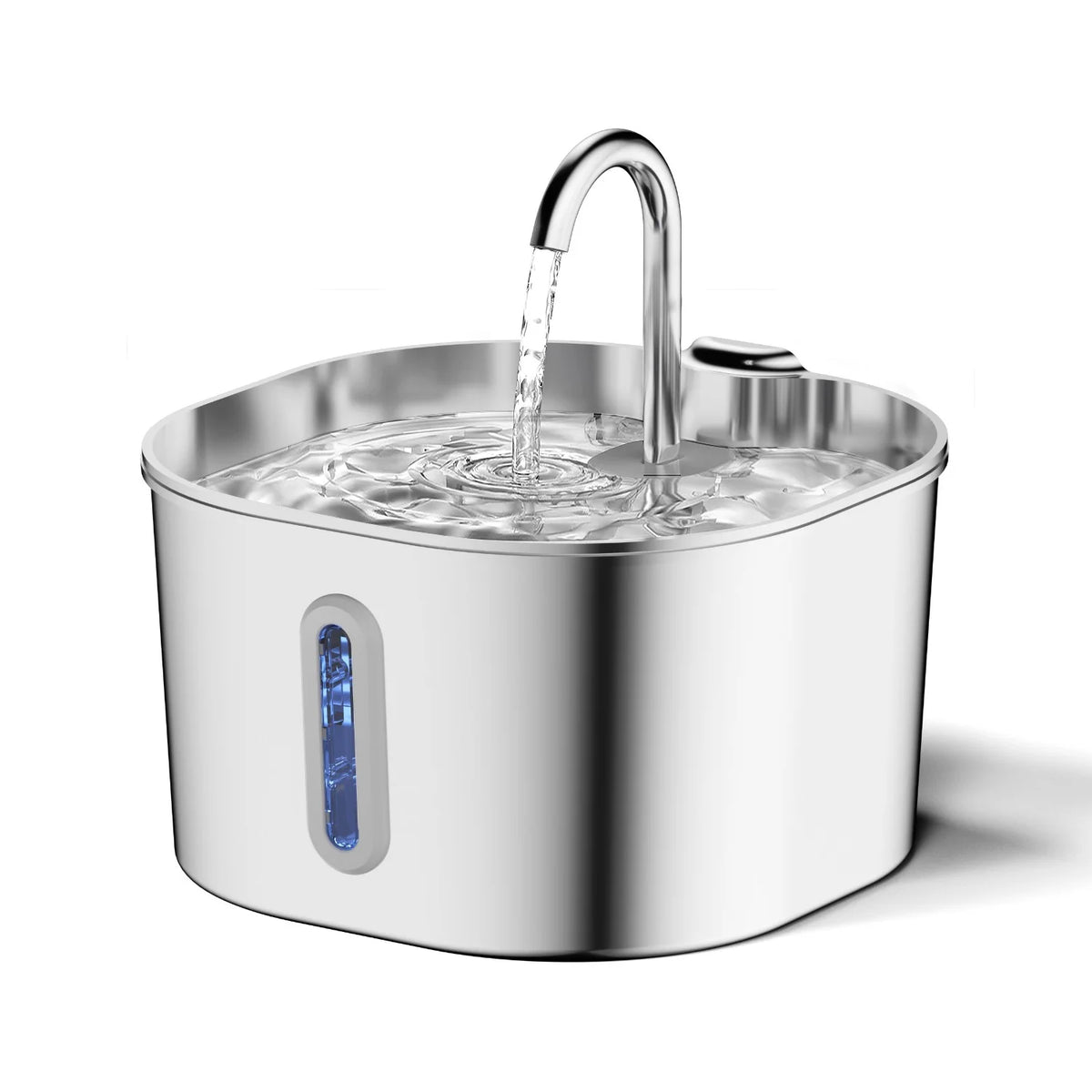 Stainless Steel Silent Pet Water Fountain For Cats And Dogs