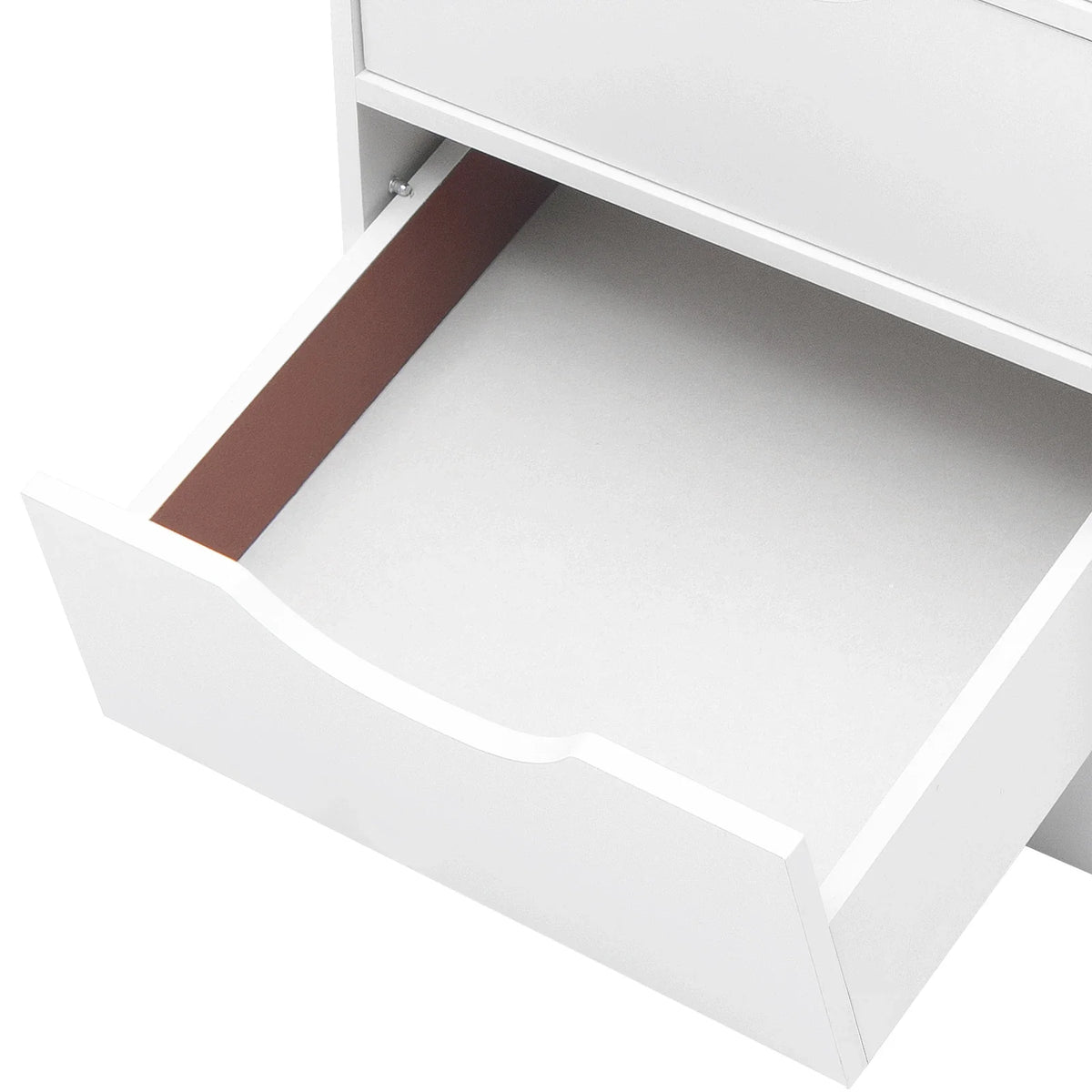 Modern Three Drawer Tall Nightstand for Bedroom or Study
