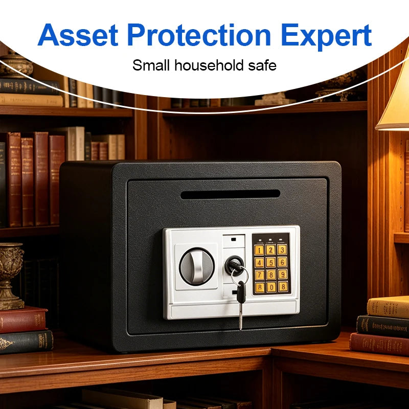 Digital Lock Home Safe For Cash Jewelry And Document Storage