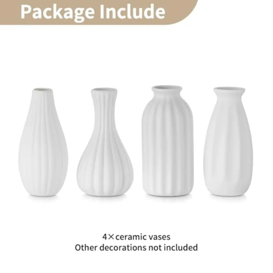 Elegant Ceramic Centerpiece Vase For Home Wedding Decoration