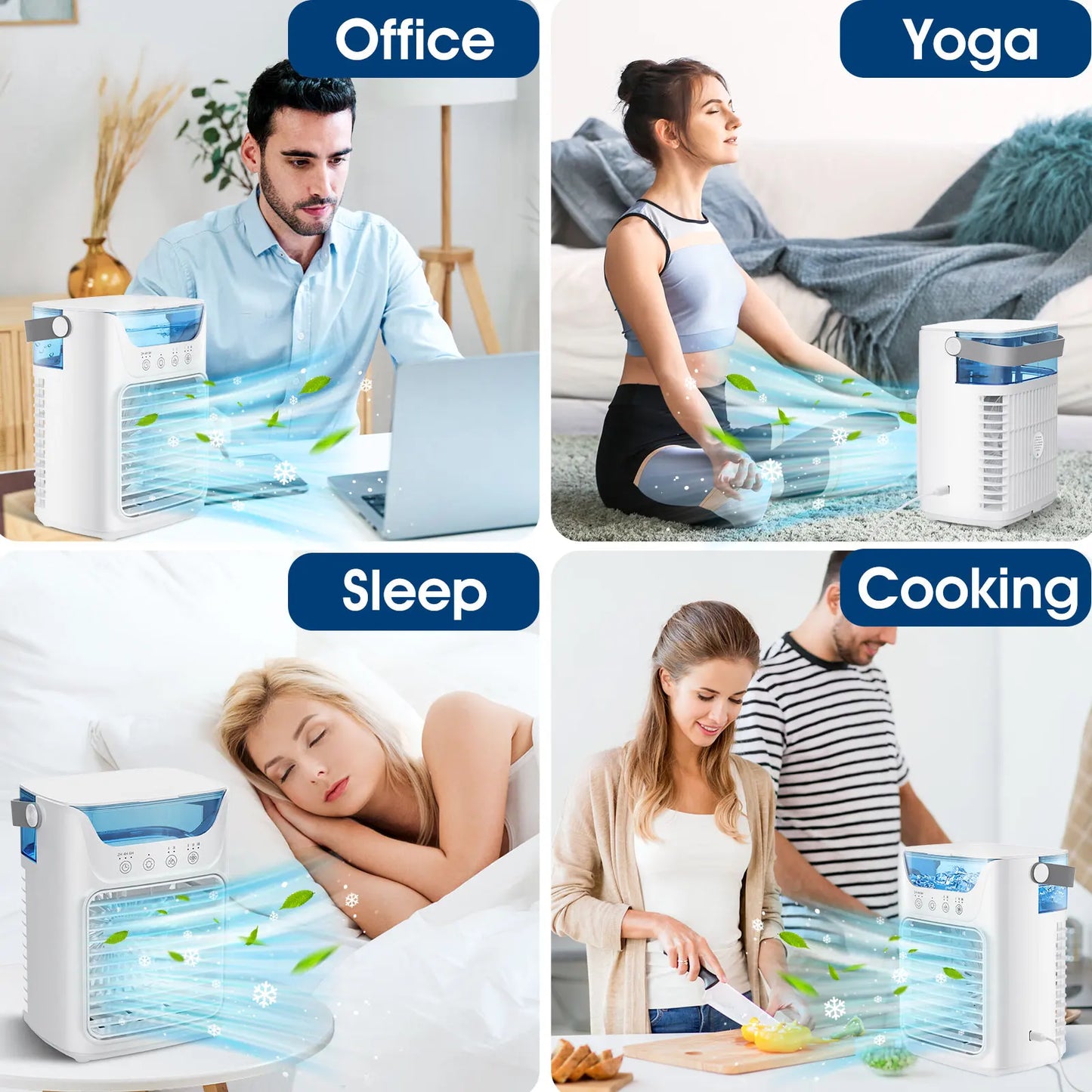 Afdeal Portable Desktop Humidifier Cooling Fan For Home Use