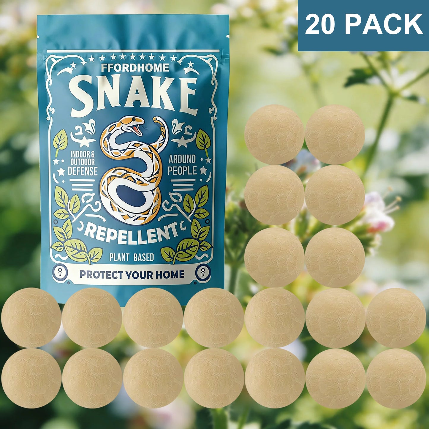 Pet Safe Snake Repellent Balls For Effective Outdoor Yard Protection