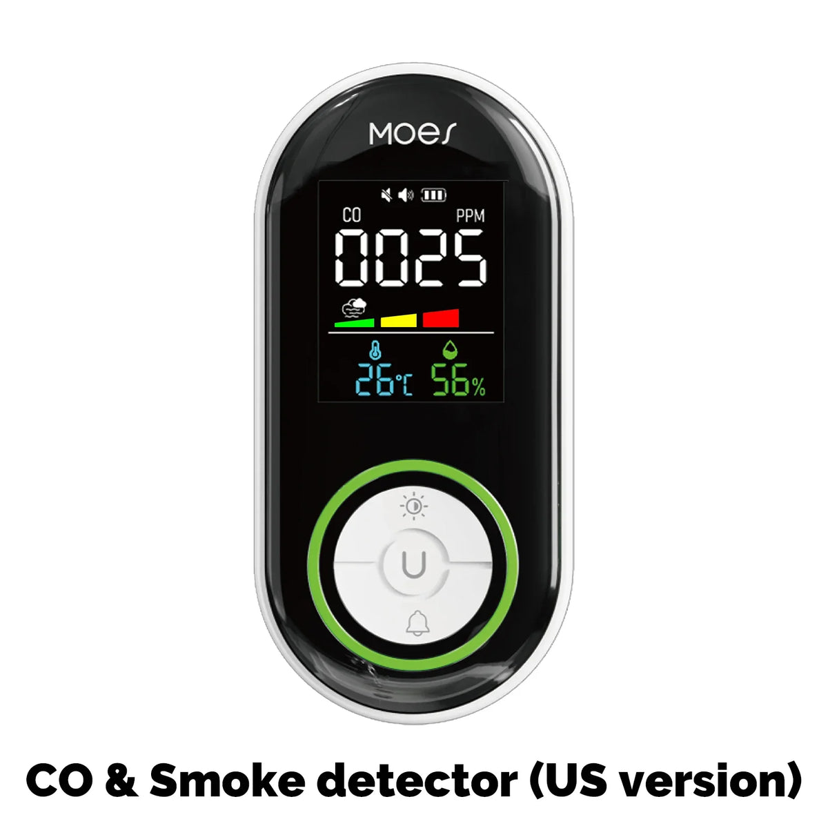 MOES Plug In Carbon Monoxide Gas Detector With Digital Display