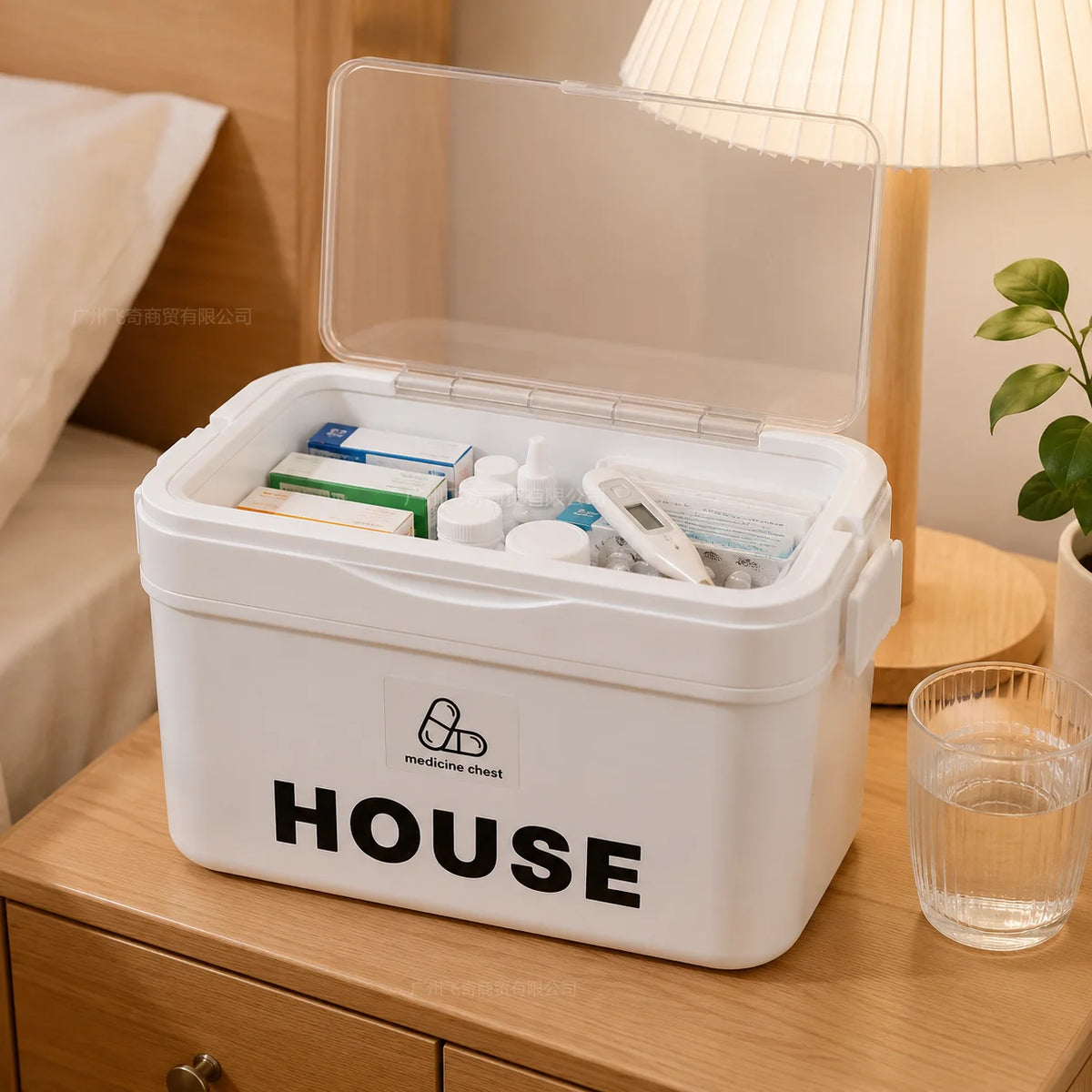 Multi Tier Stackable Storage Box For First Aid And Essentials