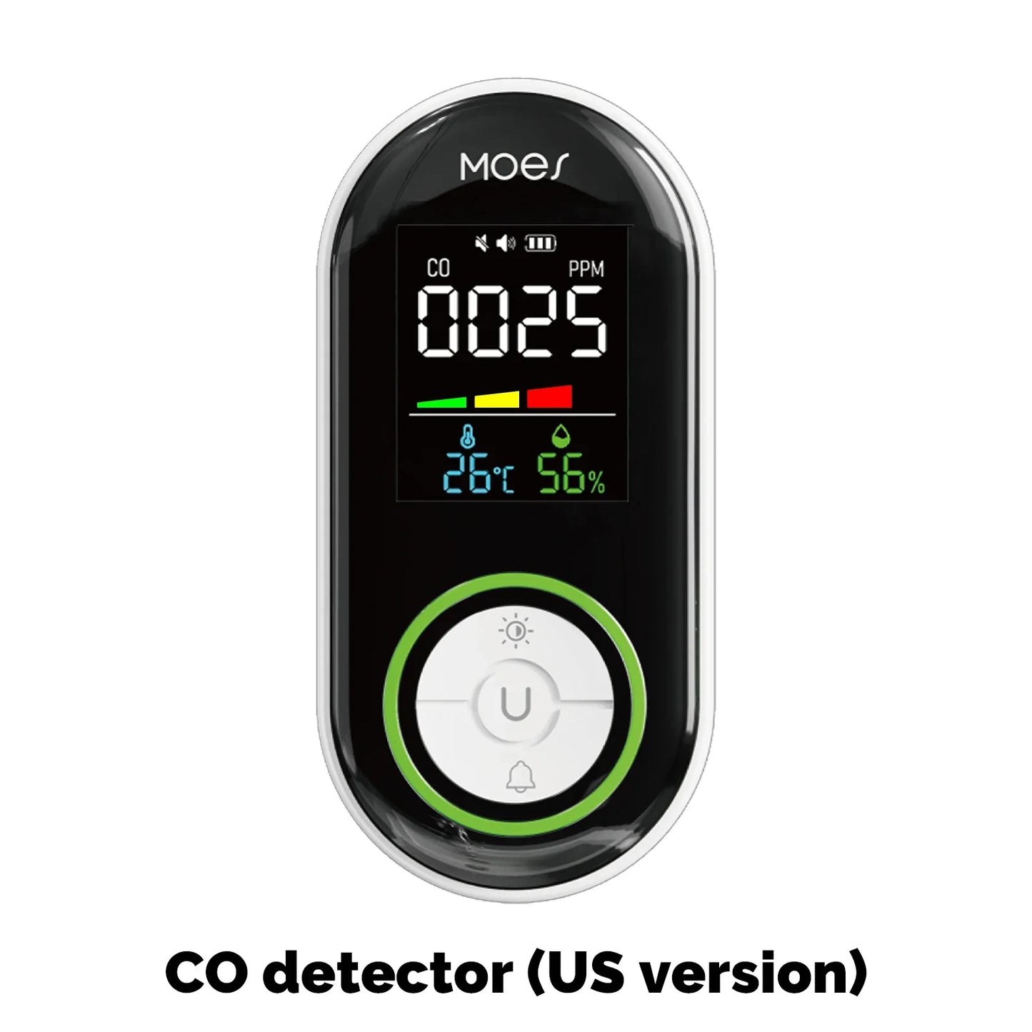 MOES Plug In Carbon Monoxide Gas Detector With Digital Display