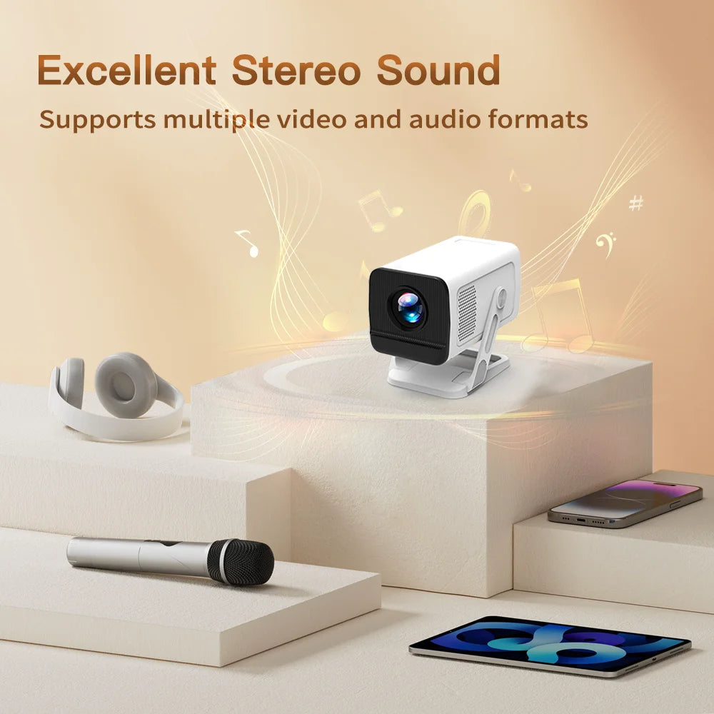 LynCast X1AQ Android 11 Portable Projector Wifi 6 Bluetooth 5.2