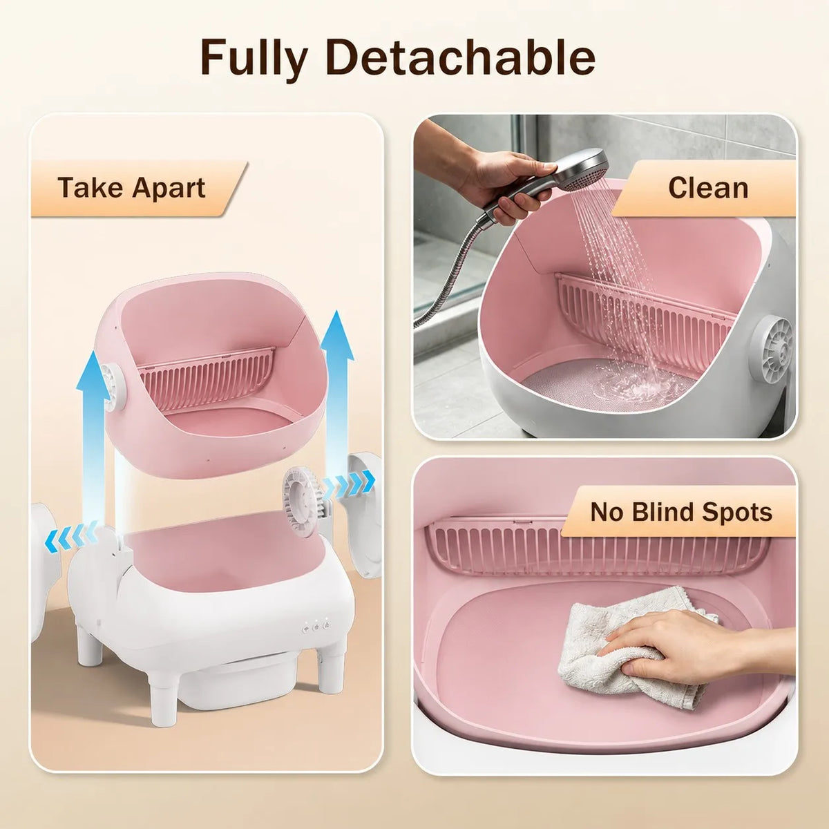 Smart Automatic Self Cleaning Cat Litter Box With App Control