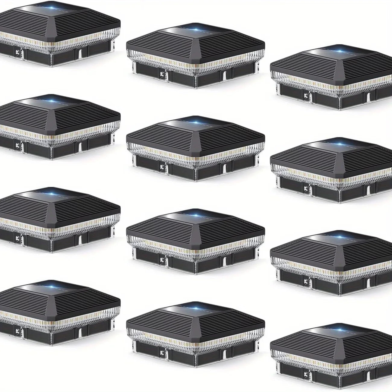 KPSTEK Solar Post Cap Lights Outdoor Waterproof LED Fence Light