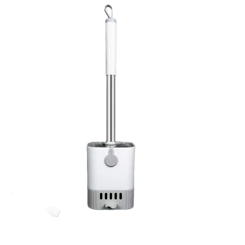 Wall Mounted Toilet Brush Set With Long Handle And Stand