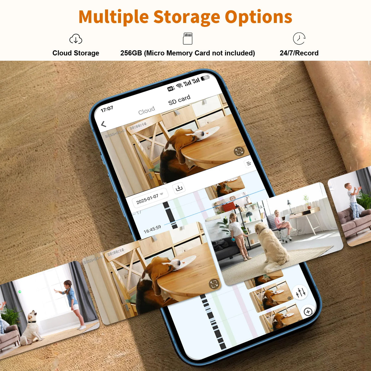 ALAGA Smart WiFi Camera With Auto Tracking Two Way Audio