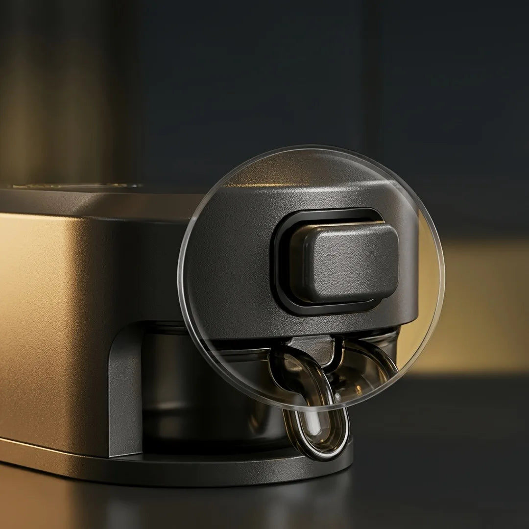 Onenoble One Button Press Rice Dispenser Storage Bin