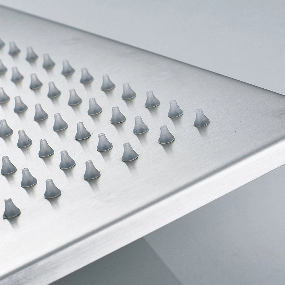 Myqualife Led Rainfall Shower Head Modern Square Brass Design
