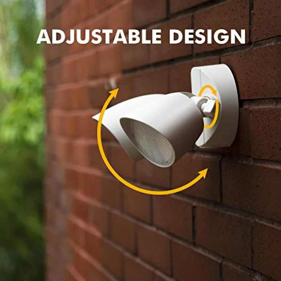 Weatherproof Outdoor Dual Head Dusk To Dawn Flood Light