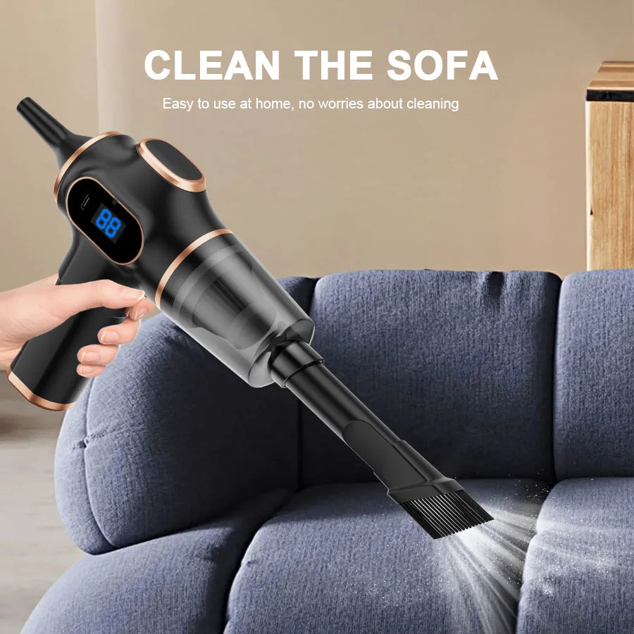 Portable Cordless Mini Vacuum Cleaner For Car And Home Use