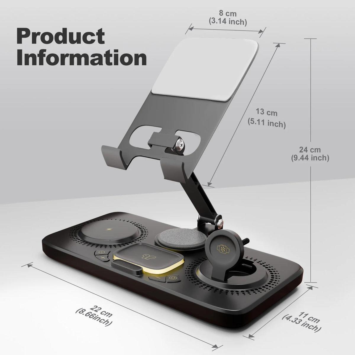 Six In One Wireless Charging Station for Multiple Apple Devices