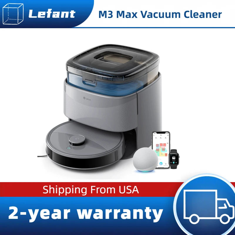 Lefant M3 Max Robot Vacuum And Mop With Powerful Suction