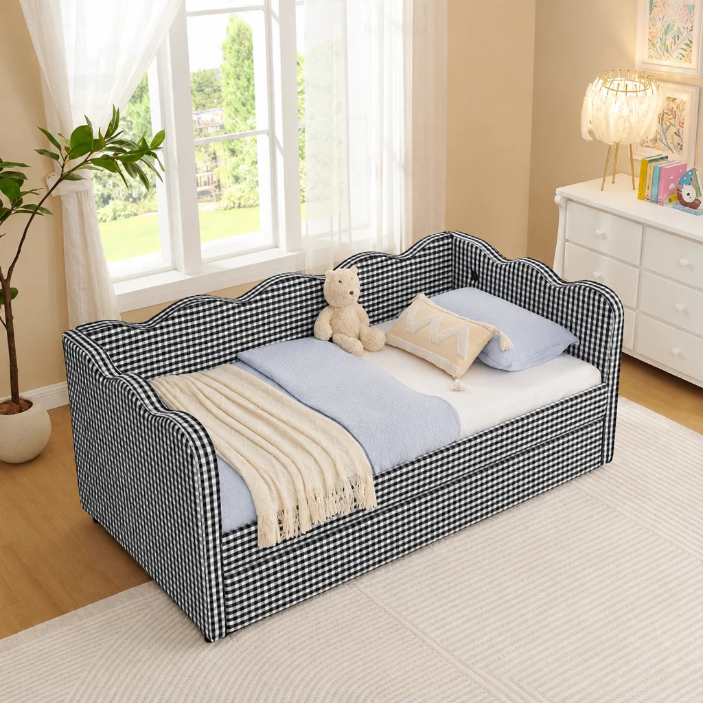 Daybed Sofa Bed With Trundle And Built In USB Charging