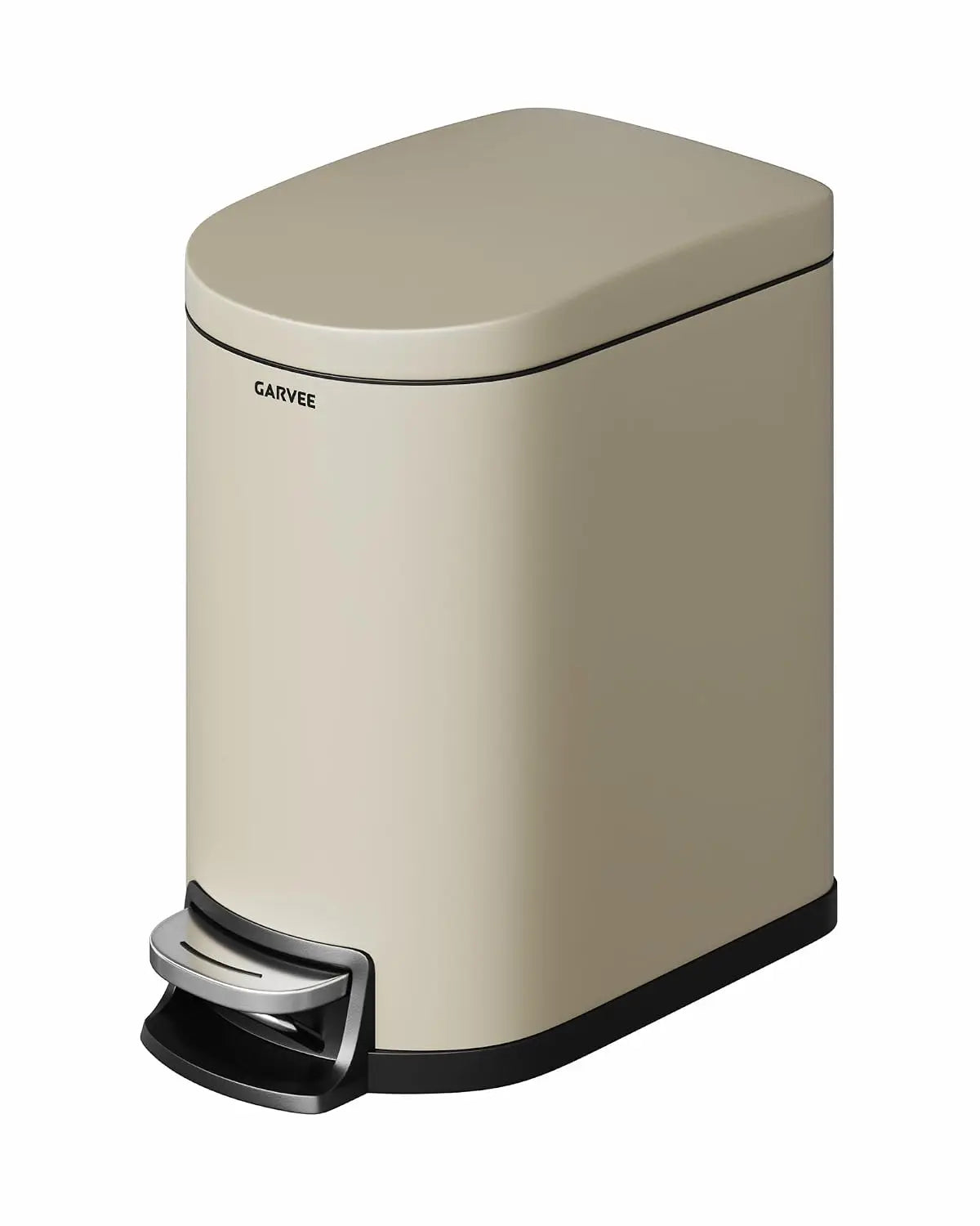 Stainless Steel Pedal Trash Can With Odor Control Lid