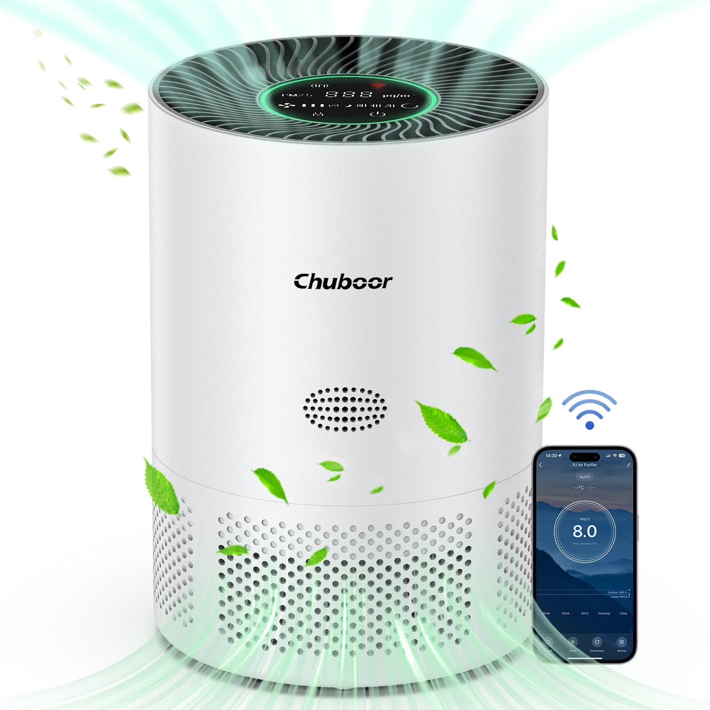 Chuboor H13 True HEPA Air Purifier With Smart App Controls