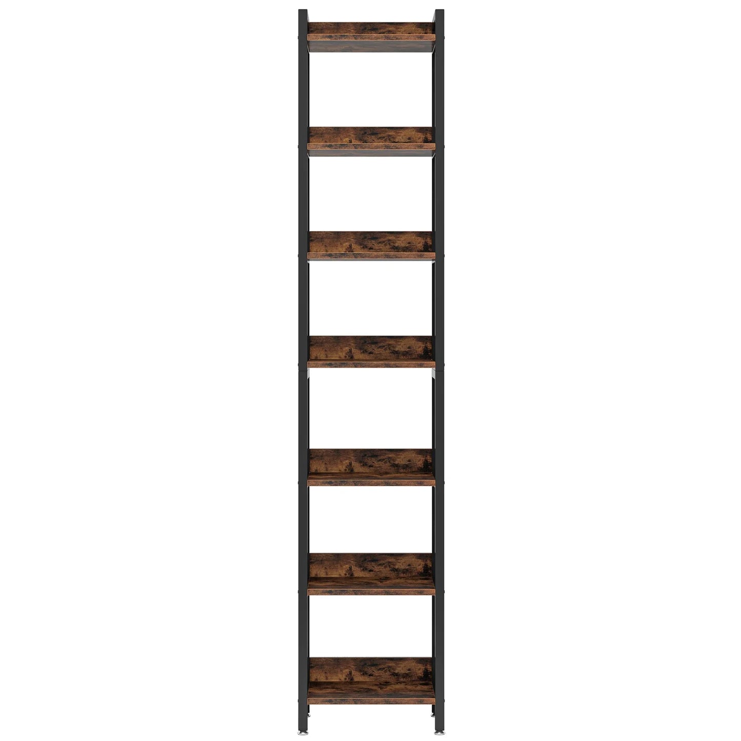 Tribesigns 7 Tier Freestanding Wooden Bookshelf Home Storage Display Unit