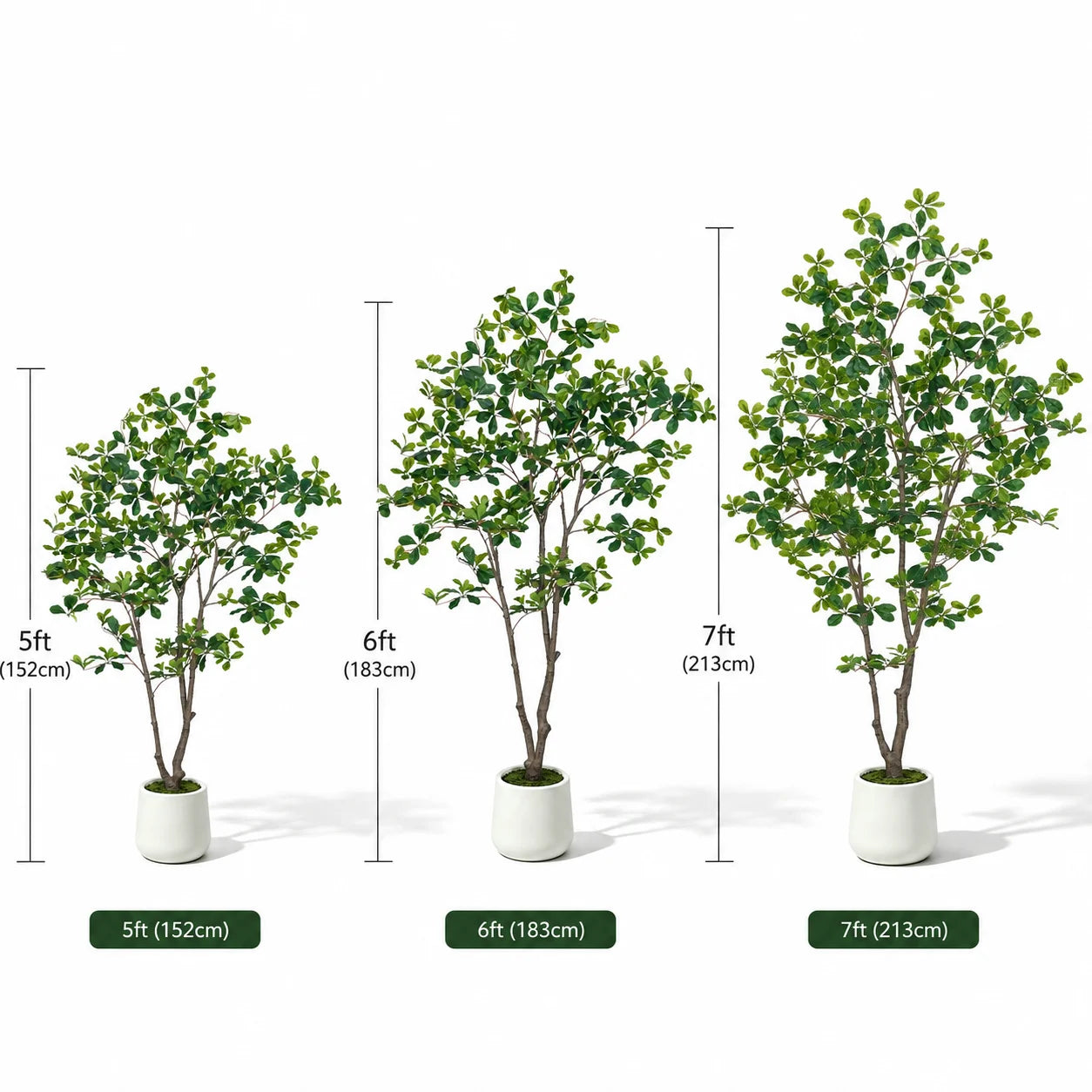 Olitree Faux Olive Eucalyptus Indoor Floor Tree In Pot